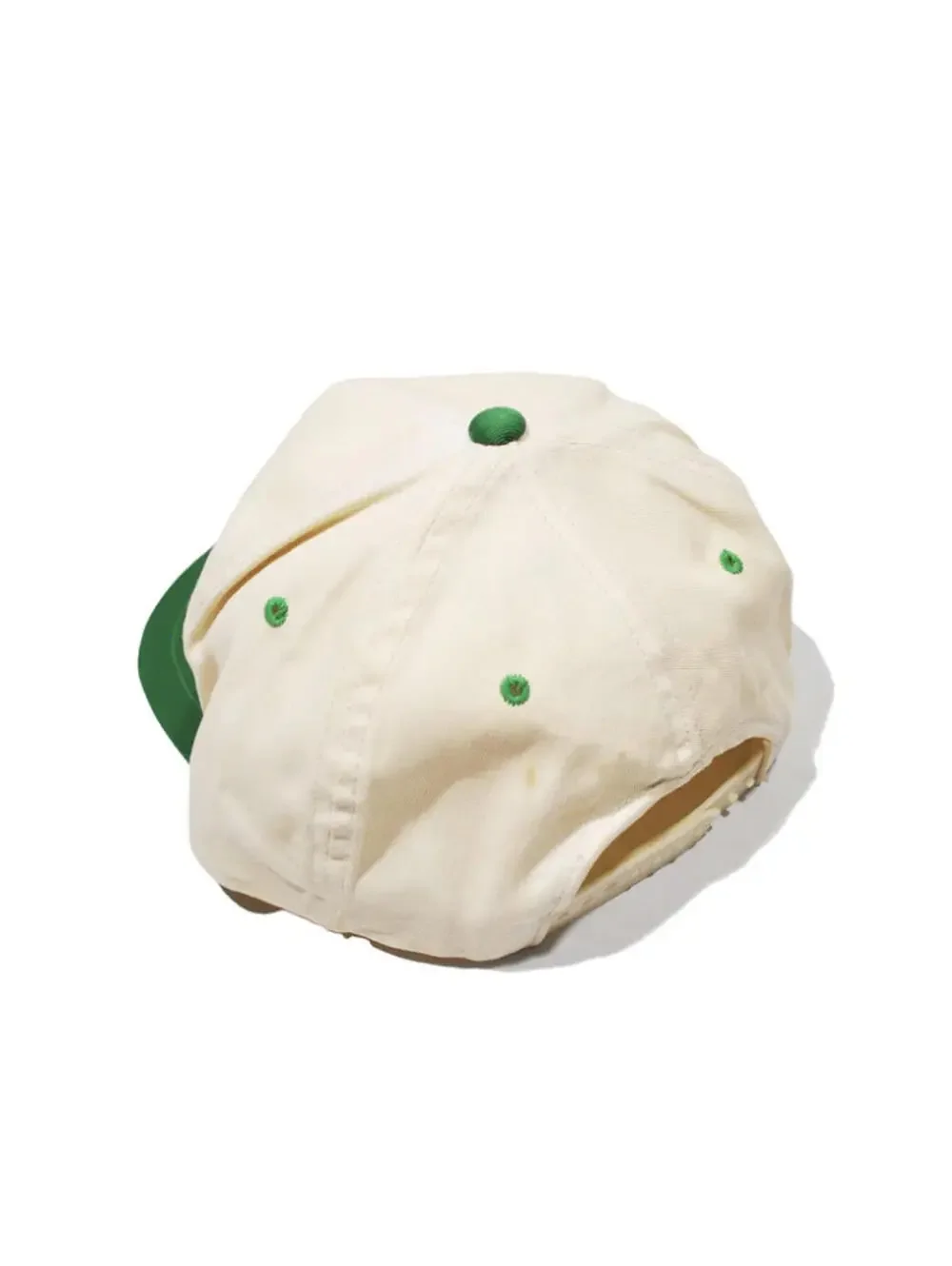 Vintage Ches's Texas 90s Green Tan Cap Hat Snapback